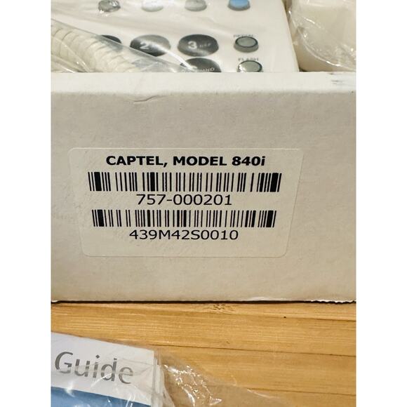 Ultratec Captel 840i Hearing Impaired Touch Caption Telephone New In Box - Picture 6 of 14